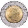 Купить Италия 500 лир 1993 "100 лет Банку Италии"
