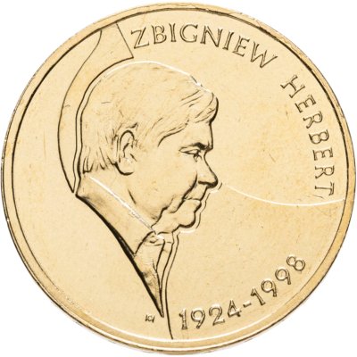 купить Польша 2 злотых 2008 Збигнев Херберт (Zbigniew Herbert)