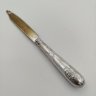 Купить Нож для писем с растительным декором в стиле модерн на ручке, латунь, серебрение, Западная Европа, 1900-1930 гг.