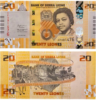 купить Сьерра-Леоне 20 леоне 2022