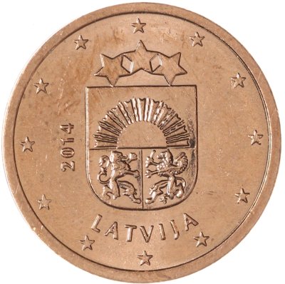 купить Латвия 2 евроцента (euro cent) 2014