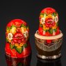 Купить Матрешка большая "Москва" (10 мест), автор росписи С.А. Лонченкова, дерево, лак, роспись, золочение, Российская Федерация, 2025 г.