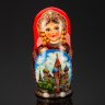 Купить Матрешка большая "Москва" (10 мест), автор росписи С.А. Лонченкова, дерево, лак, роспись, золочение, Российская Федерация, 2025 г.