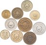 Купить Югославия набор из 10 монет 1, 2, 10 динаров, 5, 20, 50 пар (пара, para) 1955-2000