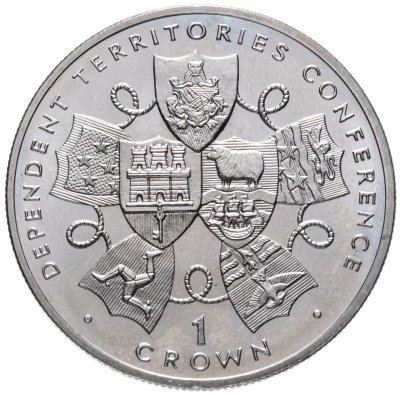 купить Гибралтар 1 крона 1993 "Конференция по вопросу зависимых территорий"