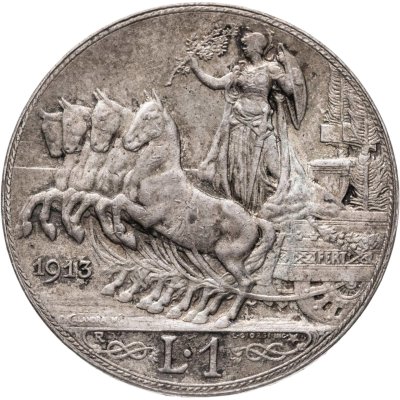 купить Италия 1 лира (lira) 1913