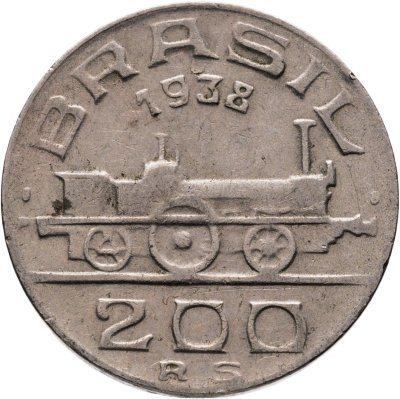 купить Бразилия 200 реалов (рейс, reis) 1938 Виконт ди Мауа