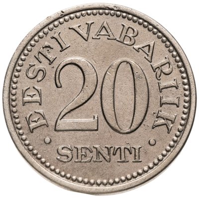 купить Эстония 20 сентов (senti) 1935