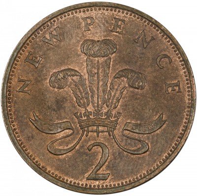 купить Англия 2 пенса 1981