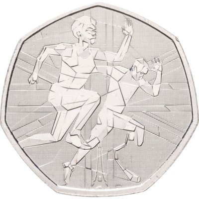 купить Великобритания 50 пенсов 2024 "XXXIII Олимпийские игры и XVII Паралимпийские игры, Париж 2024"