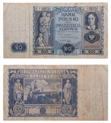 купить Польша 20 злотых 1936