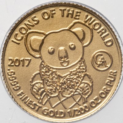 Купить Руанда 10 франков 2017 Коала