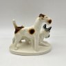Купить Статуэтка "Собаки" ("Фокс-терьер и скотч-терьер"), фарфор, Wagner & Apel, Германия, 1951-1975 гг.
