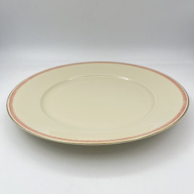 купить Блюдо сервировочное, круглой формы, украшенное растительным декором, фарфор, деколь, золочение, Германия, 1941 г.