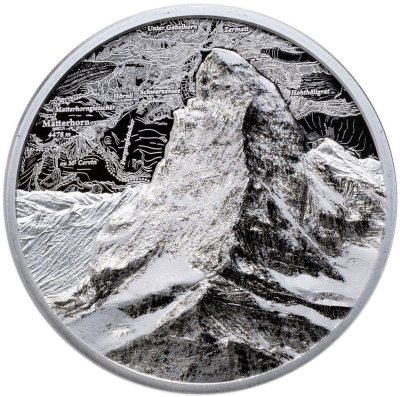 купить Швейцария 5 франков 2025 "Гора Маттерхорн" в футляре с сертификатом