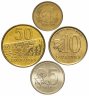 Купить Парагвай набор монет 1990-1998 (4 штуки)