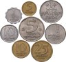 Купить Израиль набор 8 монет от 1 агоры до 5 лир 1961-1979