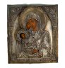 Купить Икона в киоте "Образ Божией Матери Утоли моя печали", дерево, темпера, золочение, оклад (сплав металлов), киот (дерево, стекло), Российская империя, 1890-1917 гг.