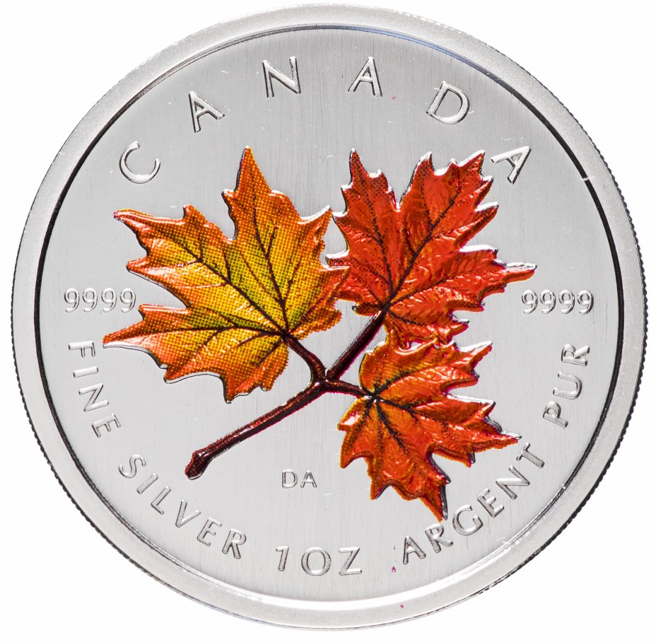 купить Канада 5 долларов 2001 "Кленовый лист" эмаль