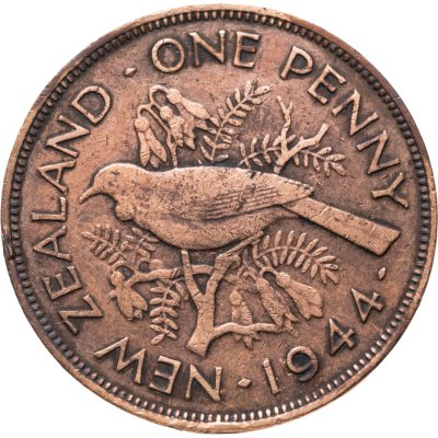купить Новая Зеландия 1 пенни (penny) 1944