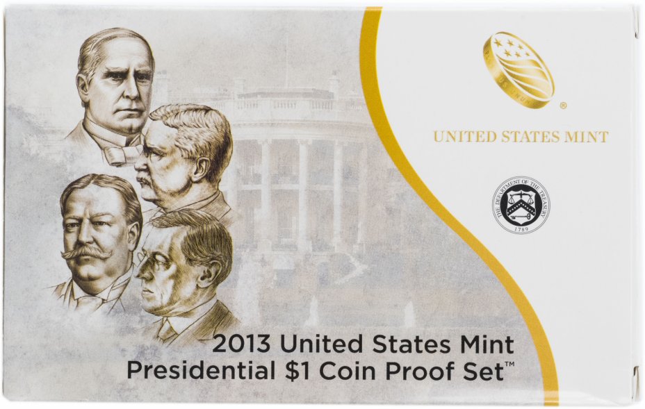 купить США набор долларов из  серии "Президенты" 2013 S (4 штуки)