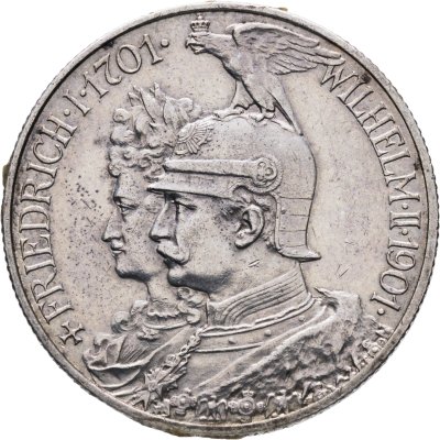 купить Германия (Империя) 2 марки (mark) 1901 "200 лет Пруссии"