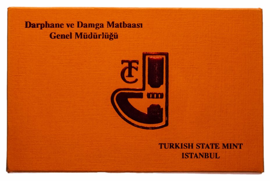 купить Турция набор монет 1989 (7 монет + 1 жетон) в буклете