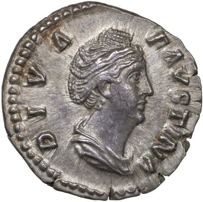 купить Римская империя. Антонин Пий [DIVA FAUSTINA] [138-161] Денарий. серебро. 140 Рим