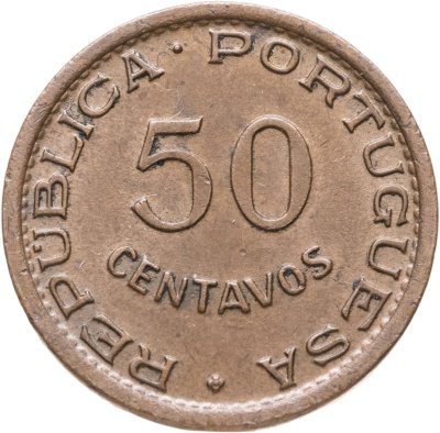 купить Гвинея-Бисау 50 сентаво (centavos) 1952