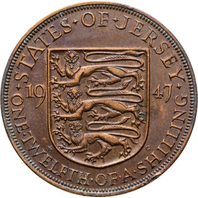 купить Джерси 1/12 шиллинга (shilling) 1947