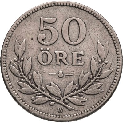 купить Швеция 50 эре (ore) 1916