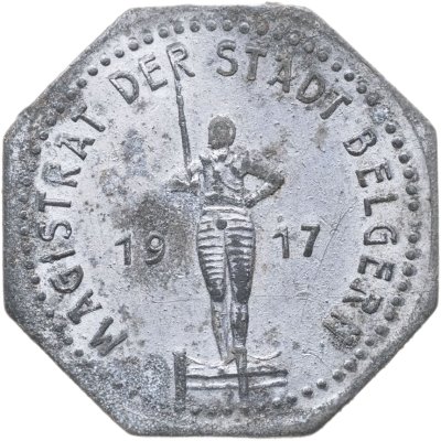 купить Германия (нотгельды) 5 пфеннигов 1917 "Город Бельгерн"