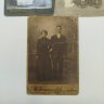 Купить Набор из трех фотографий на паспарту, бумага, картон, печать, Российская империя, 1880-1910 гг.