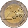 Купить Латвия 2 евро 2015 "Животные под угрозой исчезновения - чёрный аист"