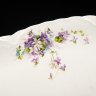 Купить Блюдо сервировочное с фигурным бортом, украшенное цветочным декором, фарфор, деколь, Российская империя, 1890-1917 гг.