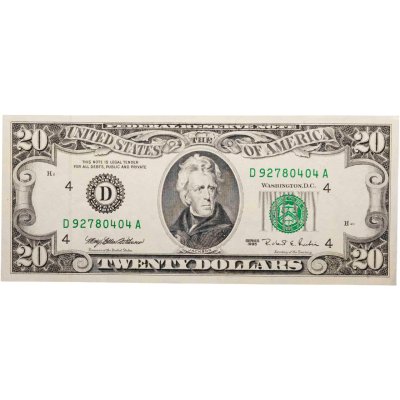 купить США 20 долларов 1995 год (Pick 500) D-Кливленд