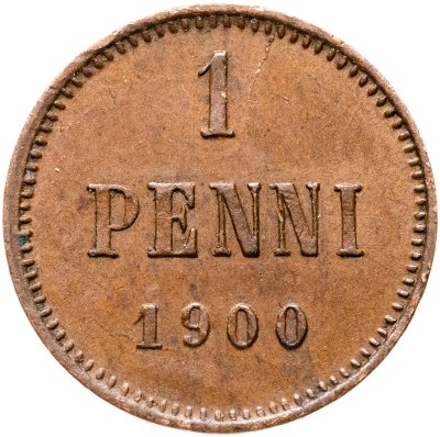купить 1 пенни (penni) 1900 Российская Финляндия
