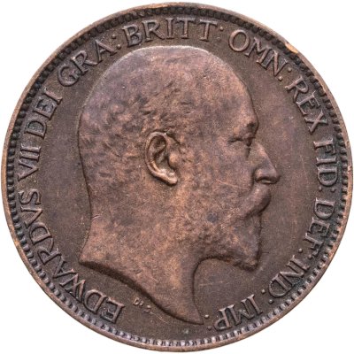 купить Великобритания 1 фартинг (farthing) 1903