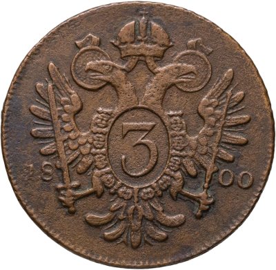 купить Австрия 3 крейцера 1800