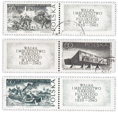 купить Польша набор из 3 марок 1964-1965