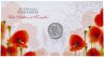 Купить Австралия 20 центов (cents) 2010 "Павшие бойцы в битве при Фромеле" (в конверте, с маркой)