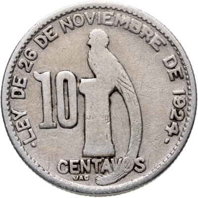 купить Гватемала 10 сентаво (centavos) 1945