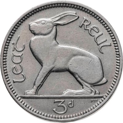 купить Ирландия 3 пенса (pence) 1962