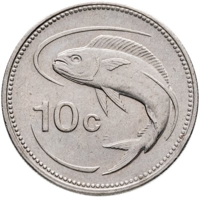 купить Мальта 10 центов (cents) 1991