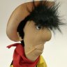 Купить Мягкая игрушка "Счастливчик Люк" (Лаки Люк/Lucky Luke), Michael Mühleck GmbH, ткань, набивка, искусственная кожа, пластмасса, пошив машинный, Германия, 1995 г.