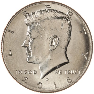 купить США 50 центов (1/2 доллара, half dollar) 2016 D Kennedy Half Dollar знак монетного двора: "D" - Денвер