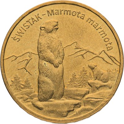 купить Польша 2 злотых (zlote) 2006 Всемирная природа - Сурок
