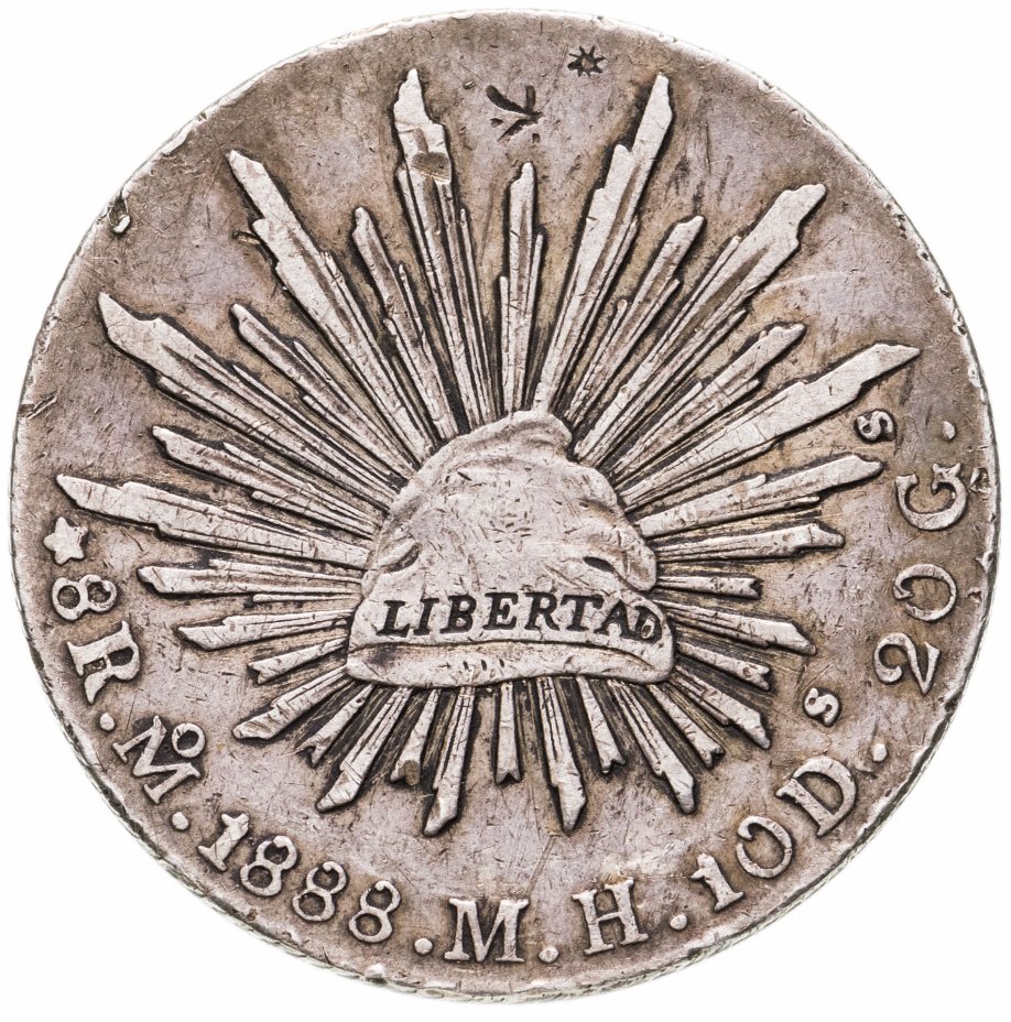купить Мексика 8 реалов 1888