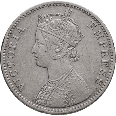 купить Индия (Британская) 1 рупия (rupee) 1892 C знак монетного двора: "C" - Калькутта