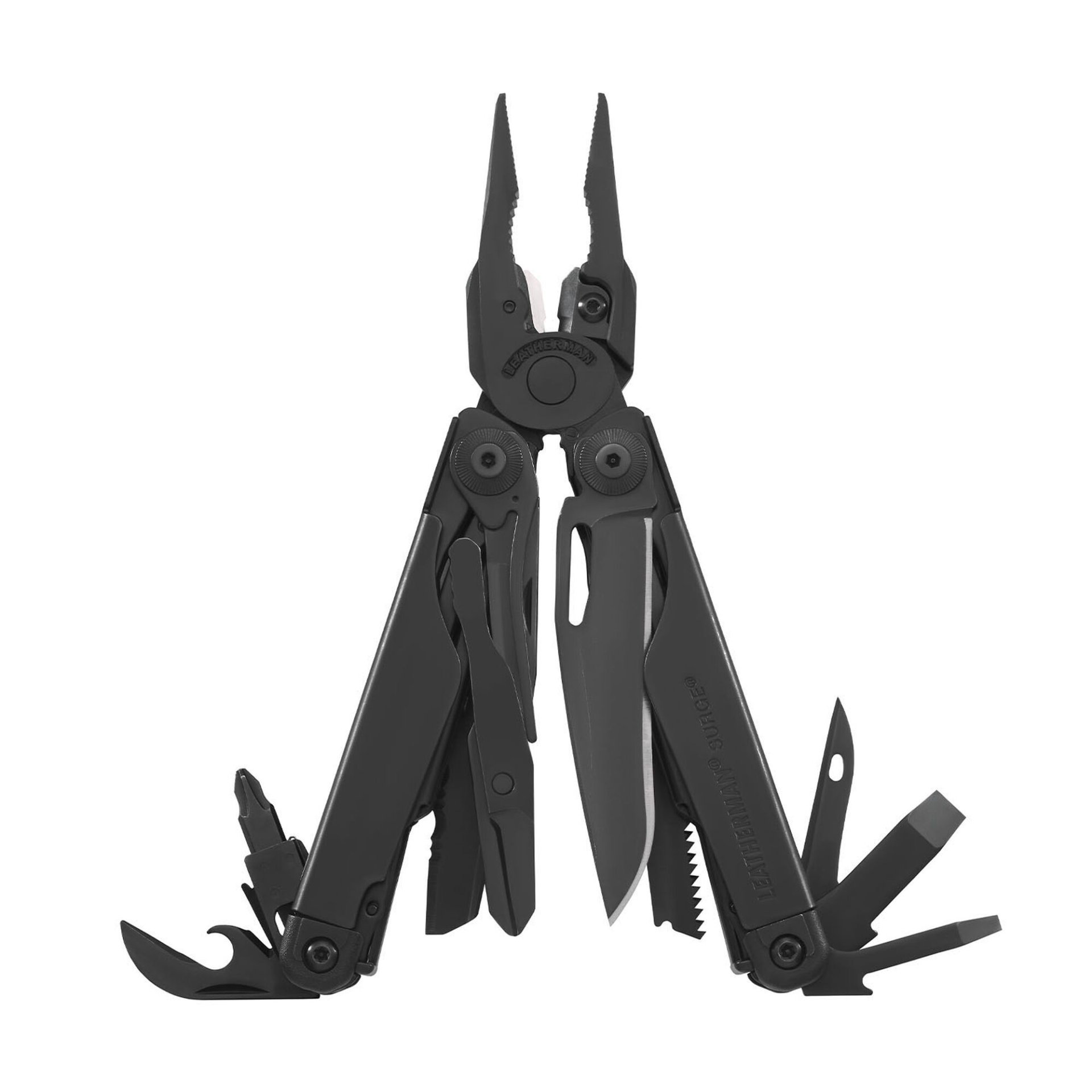 Мультитул Leatherman SURGE black, чехол нейлон Molle стоимостью 25402 руб.